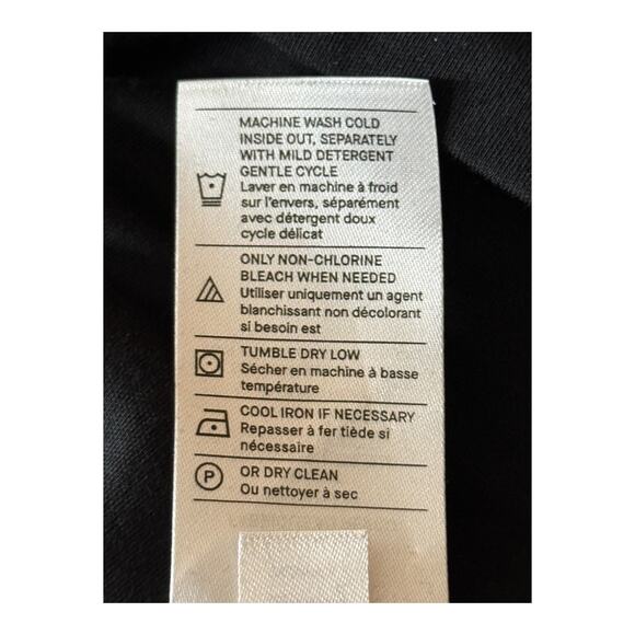 Vince Dress sleeveless mock neck knit black size Small S - Picture 7 of 7